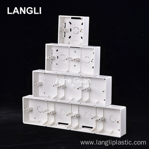 Electrical Plastic Fireproof Box Inch switch box